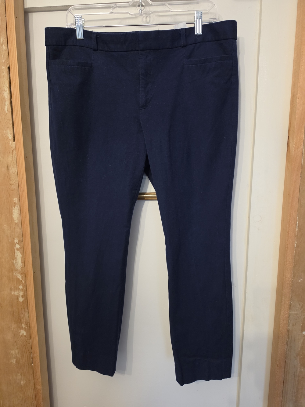 Banana Republic Navy Cropped "Sloan" Slim Ankle Lenght Pants